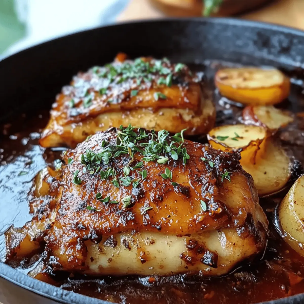 Apple Cider Glazed Chicken