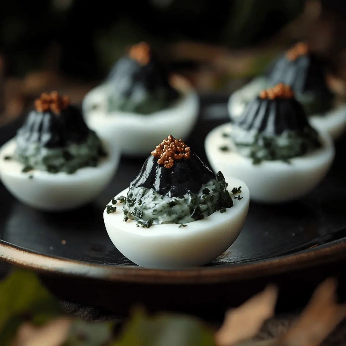 Halloween Deviled Eggs