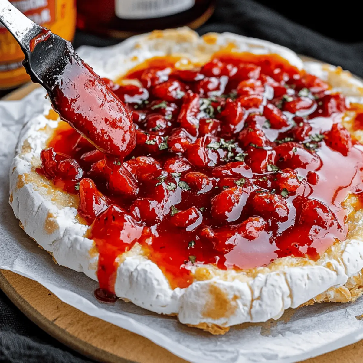 Halloween Bloody Baked Brie