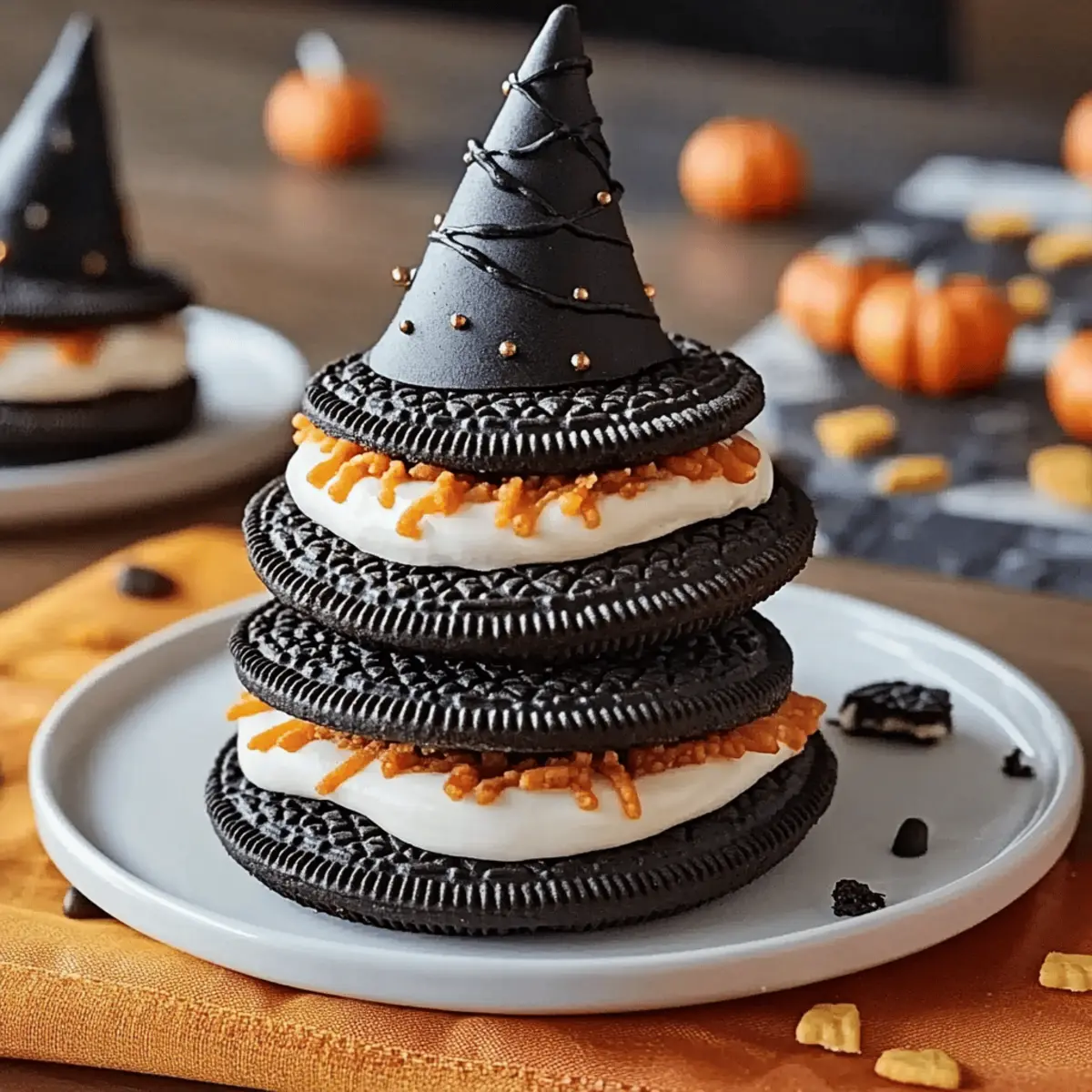 Oreo Witch Hat Cookies