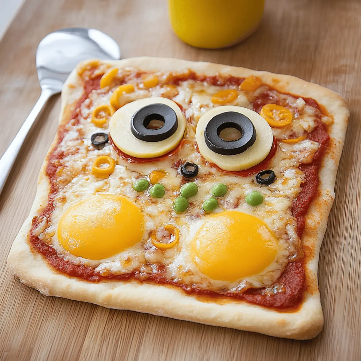 Monster Face Pizza
