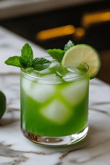 Goblin Green Punch Mocktail