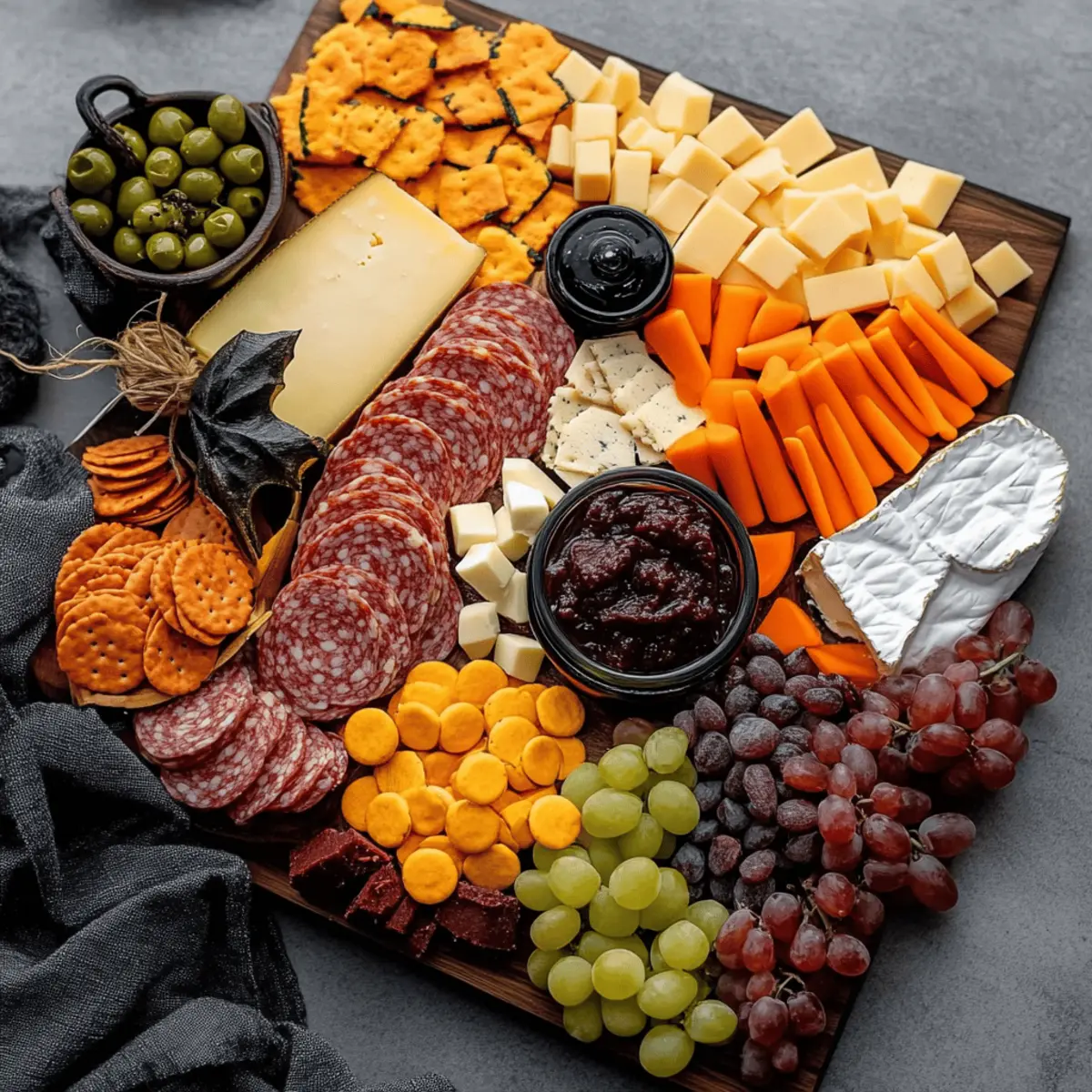 Halloween Cheese Board