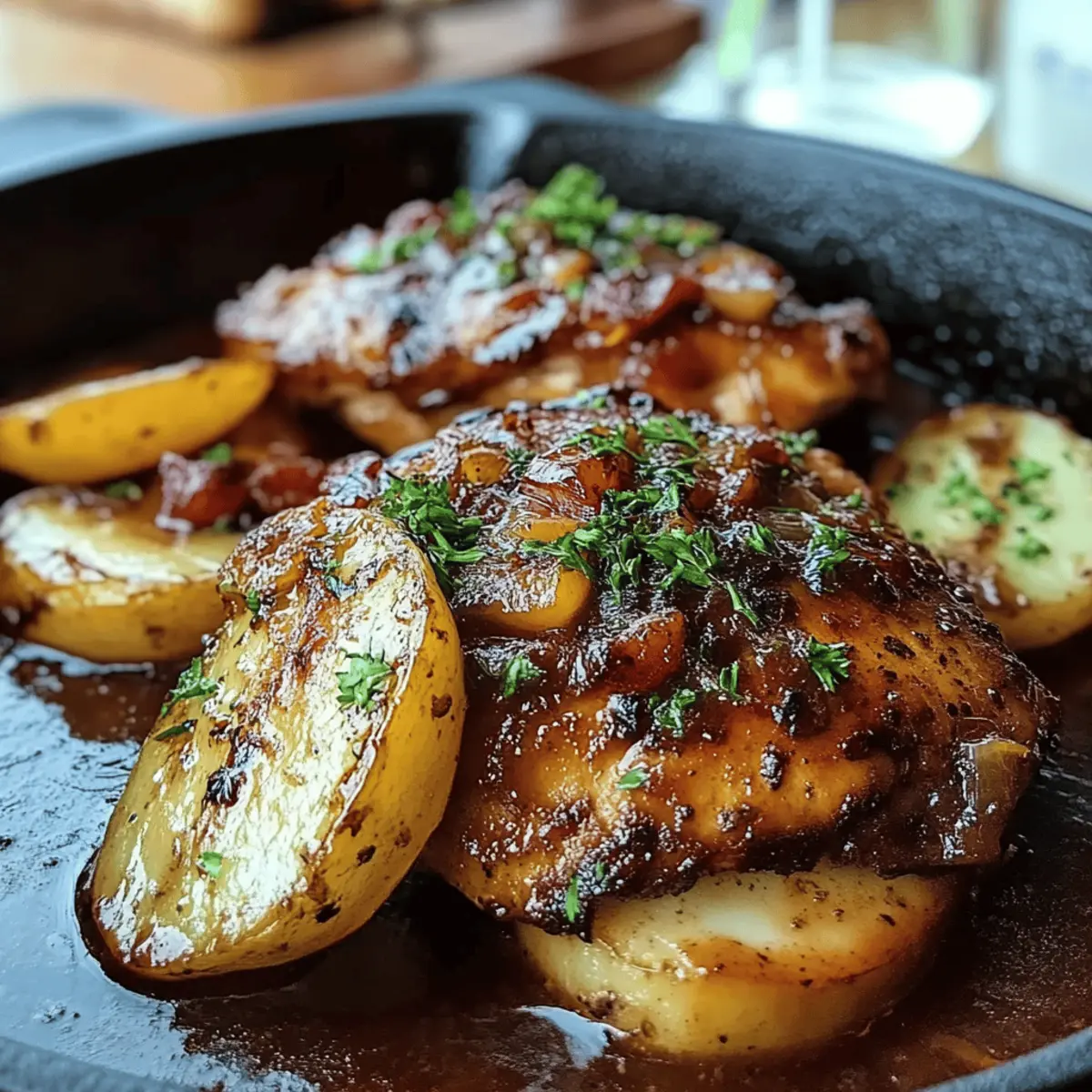 Apple Cider Glazed Chicken