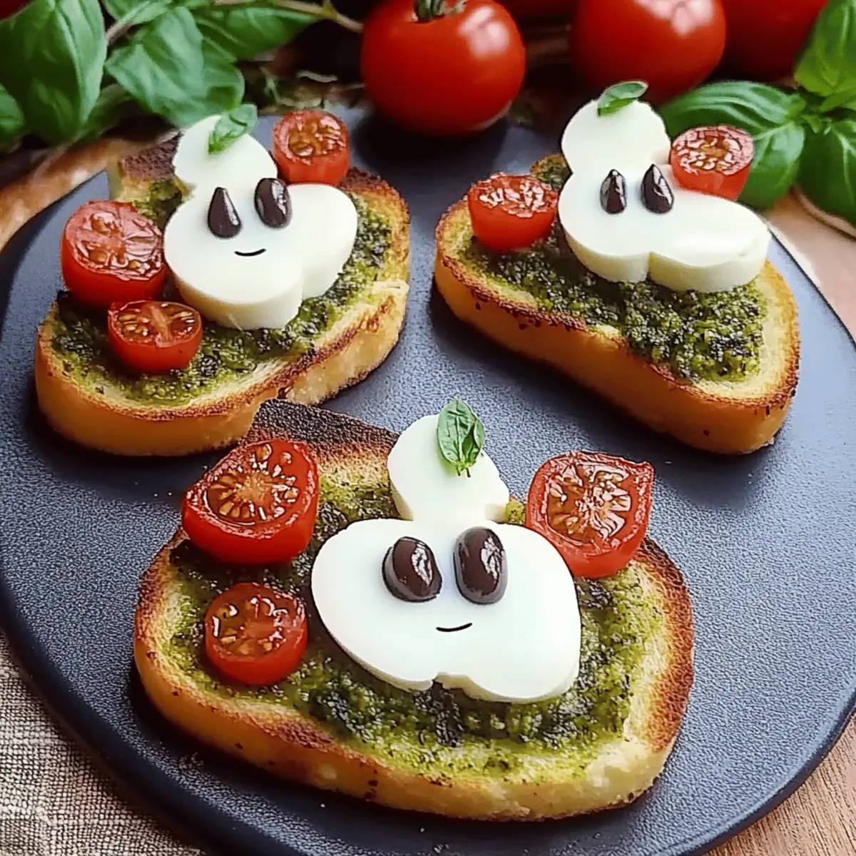 Caprese Crostini