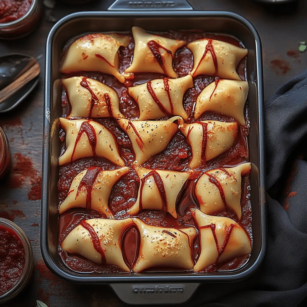 Zombie Guts Stuffed Shells