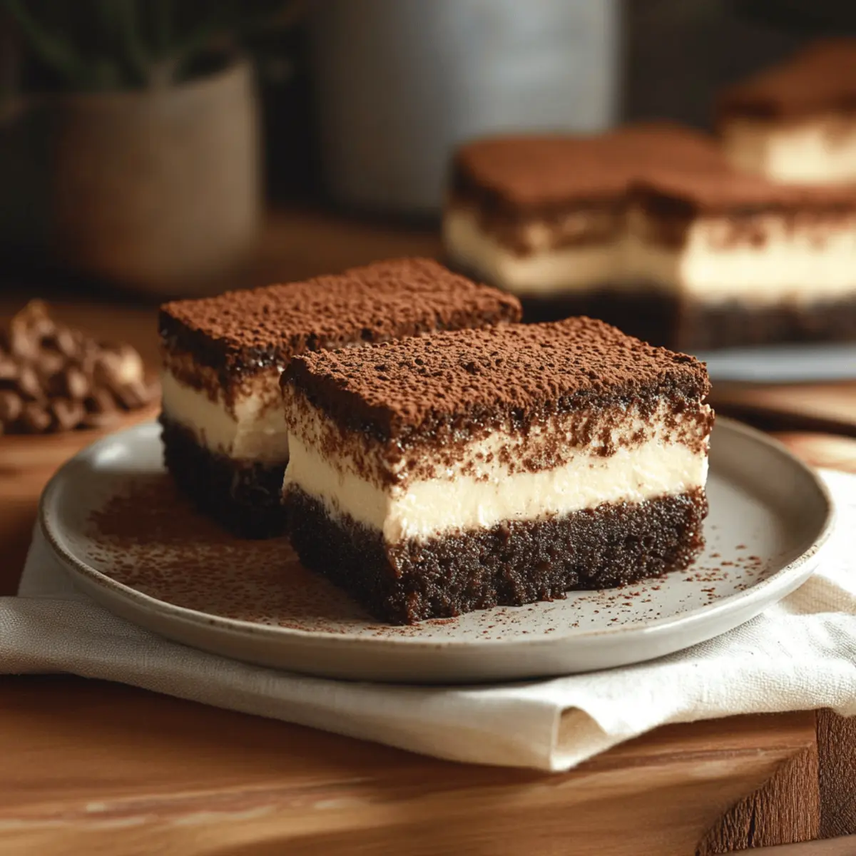 Tiramisu Brownies