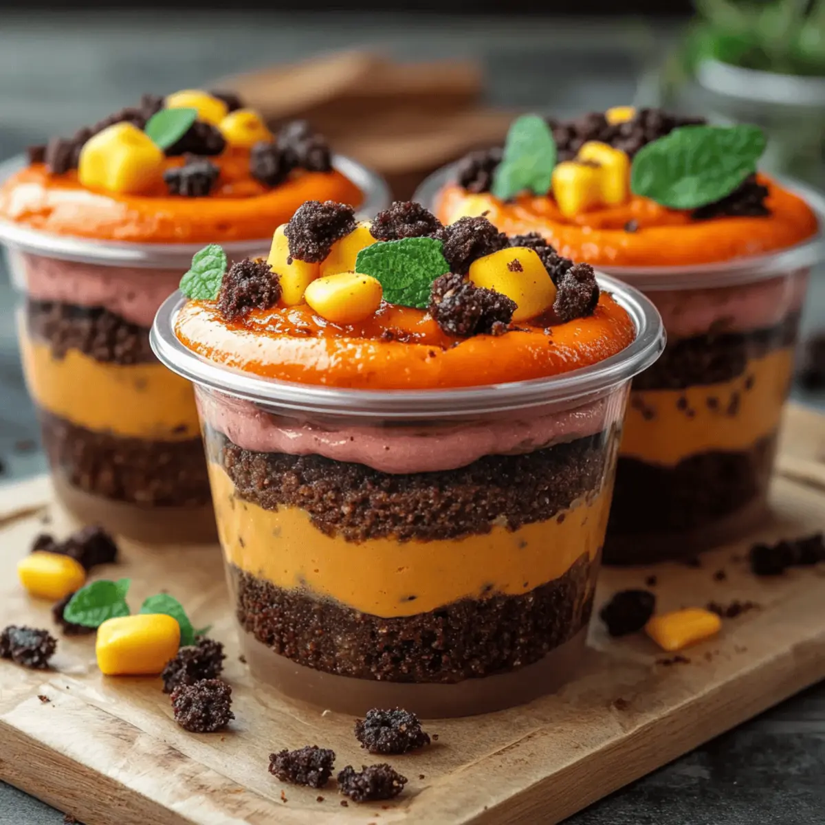 Pumpkin Patch Dirt Cups
