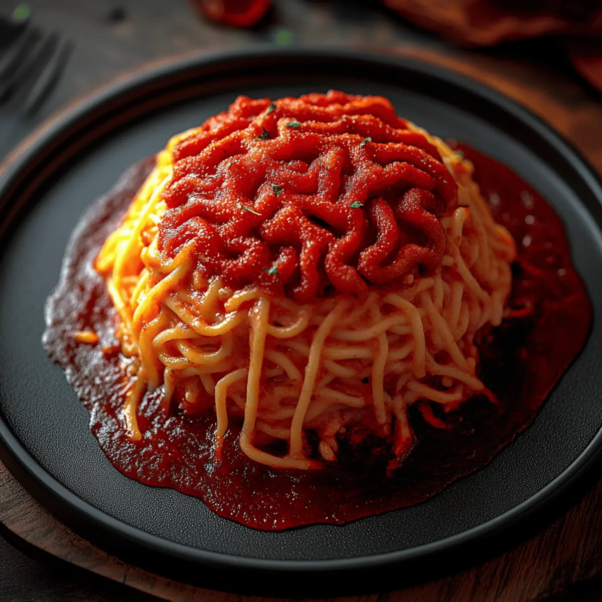 Spaghetti Brain Bake