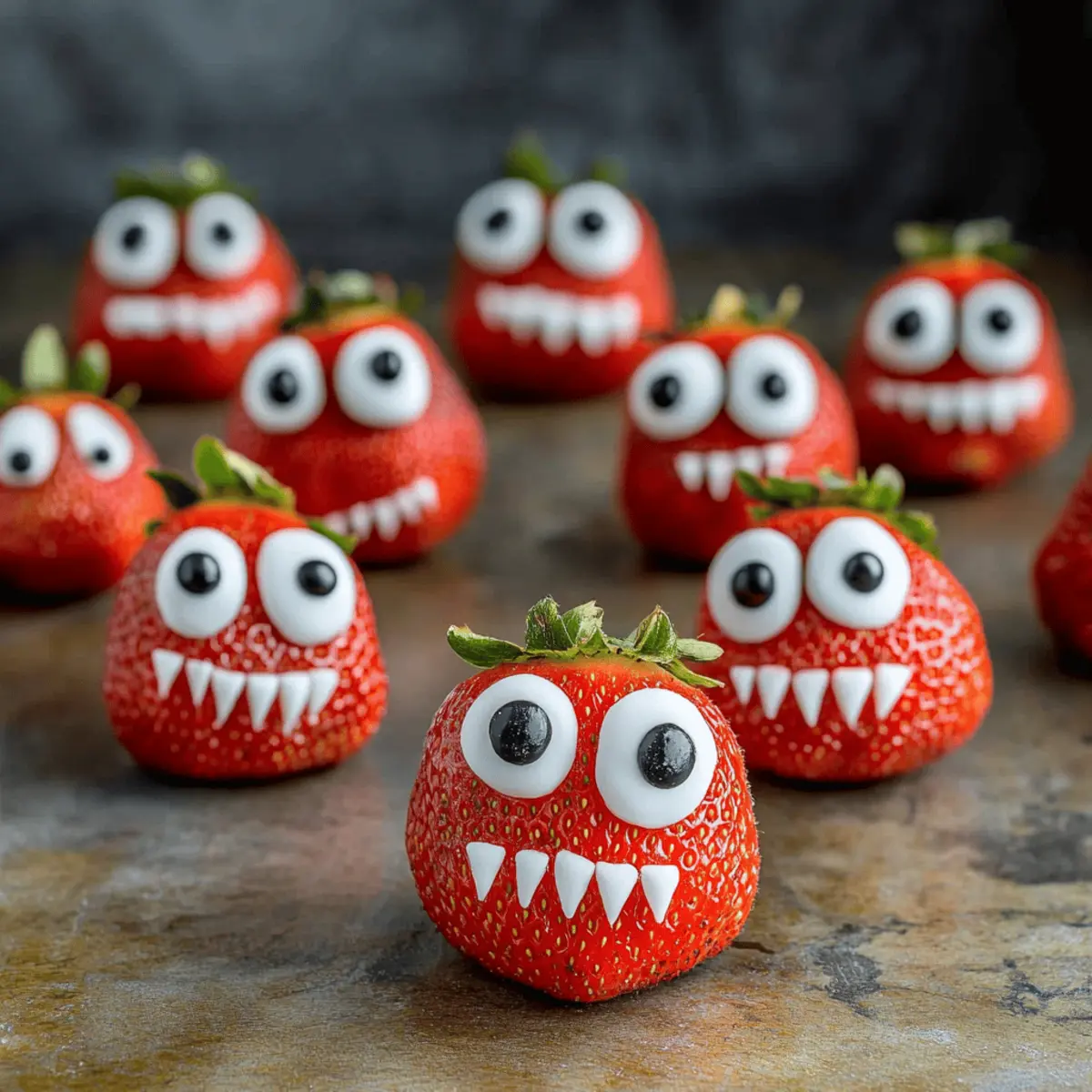 Strawberry Halloween Monsters