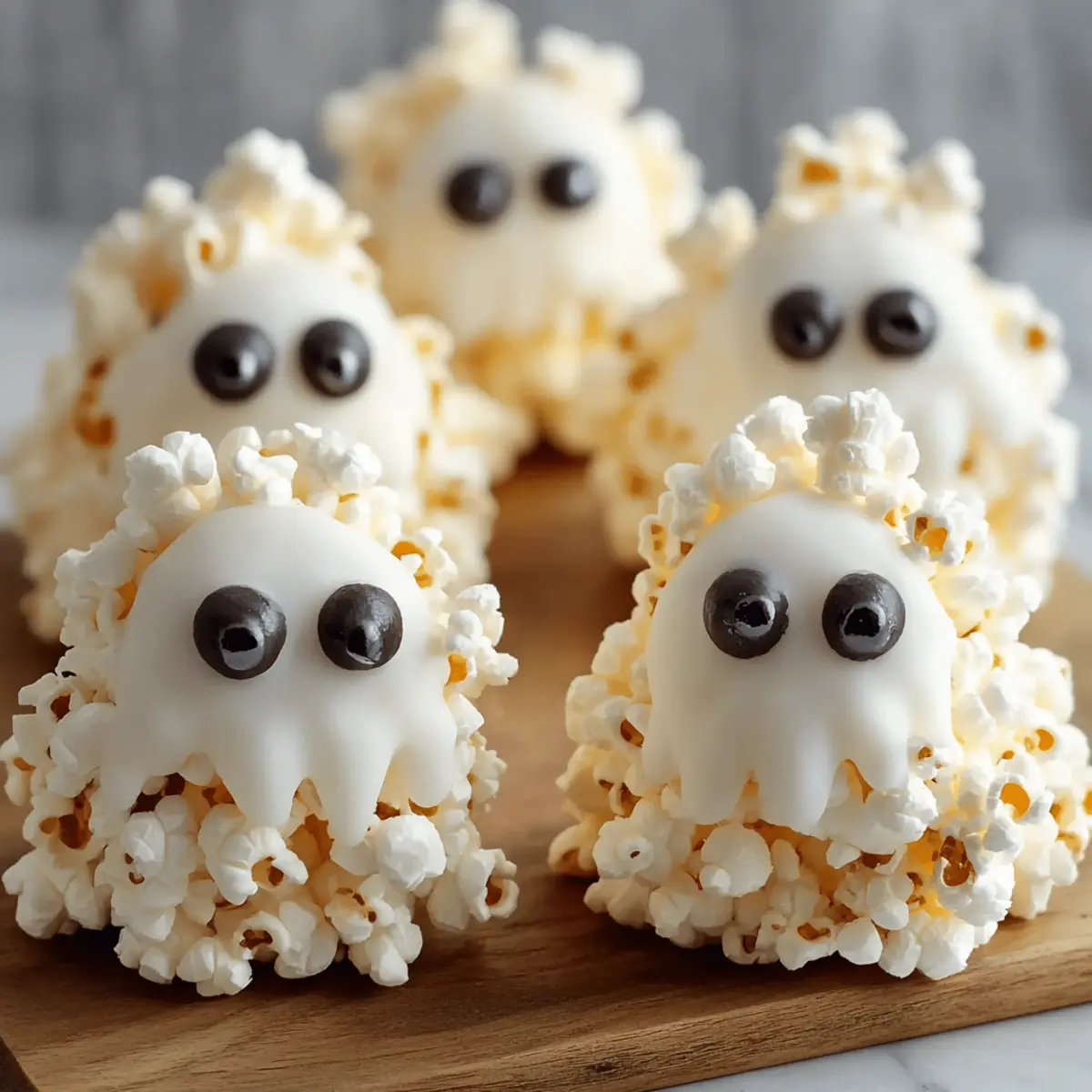 Ghost Popcorn Balls