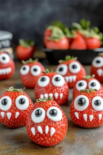 Strawberry Halloween Monsters