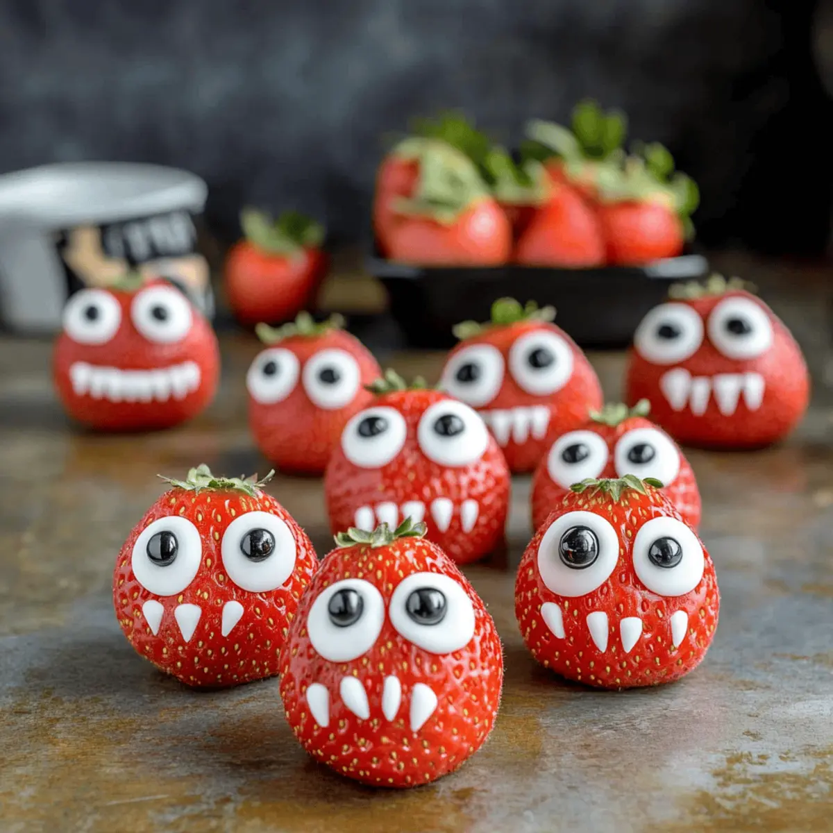 Strawberry Halloween Monsters