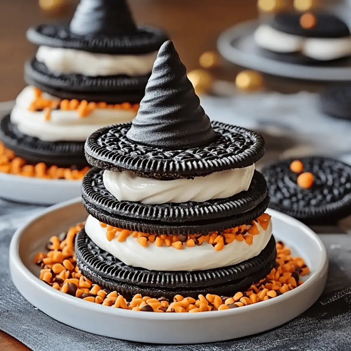 Oreo Witch Hat Cookies