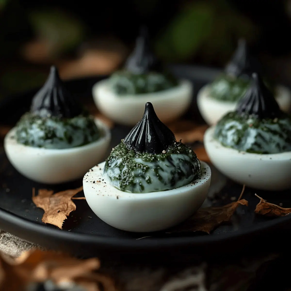 Halloween Deviled Eggs