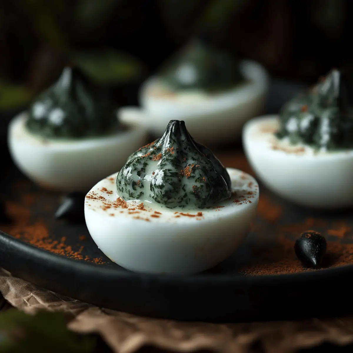 Halloween Deviled Eggs