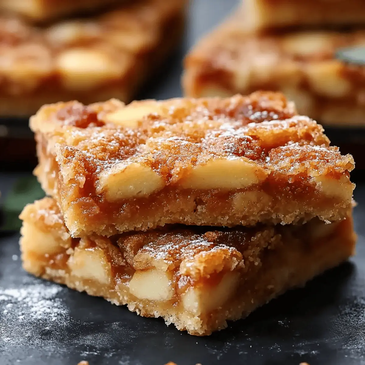 Apple Snickerdoodle Bars