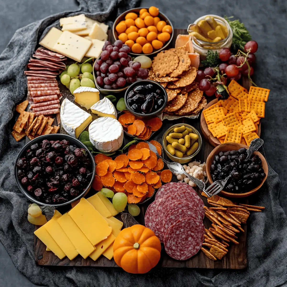 Halloween Cheese Board