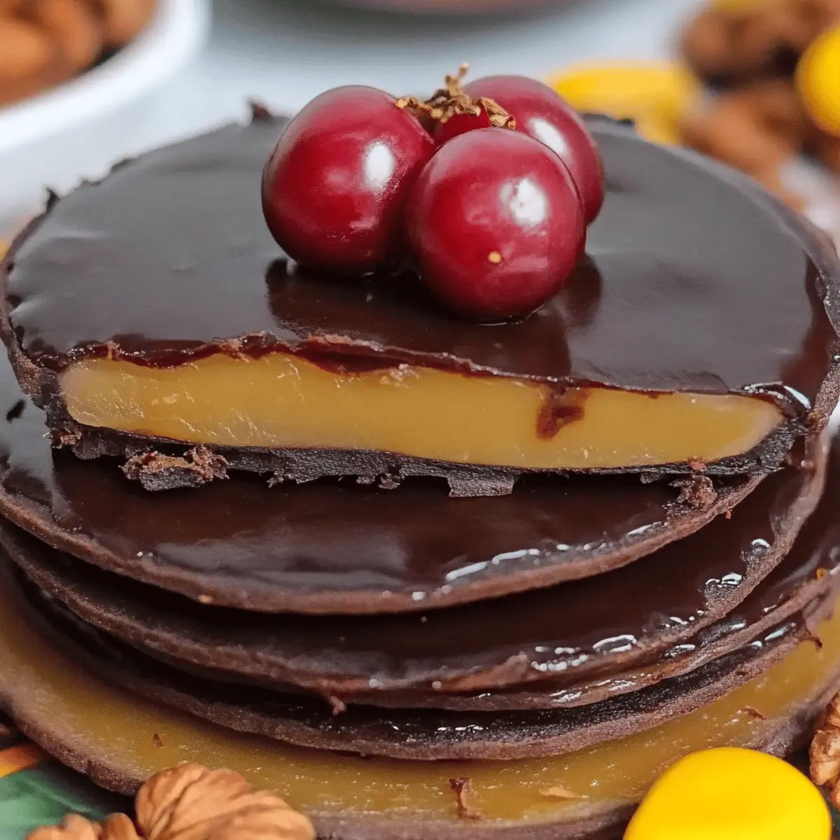 Chocolate Covered Cranberry Sauce