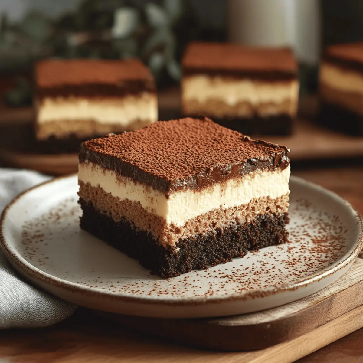 Tiramisu Brownies
