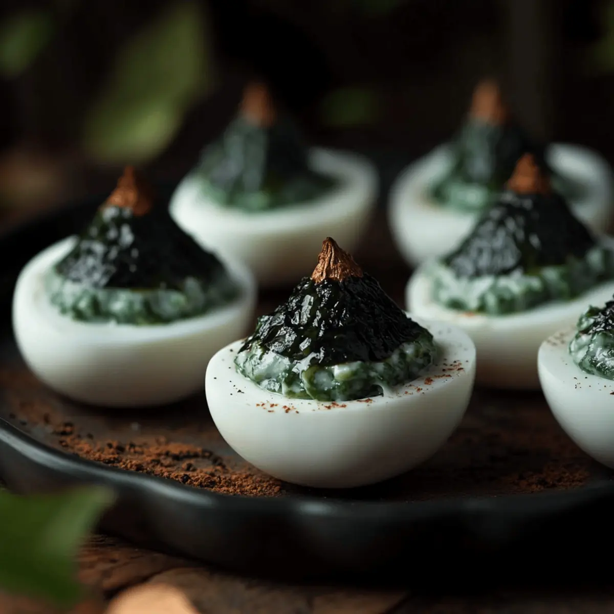Halloween Deviled Eggs