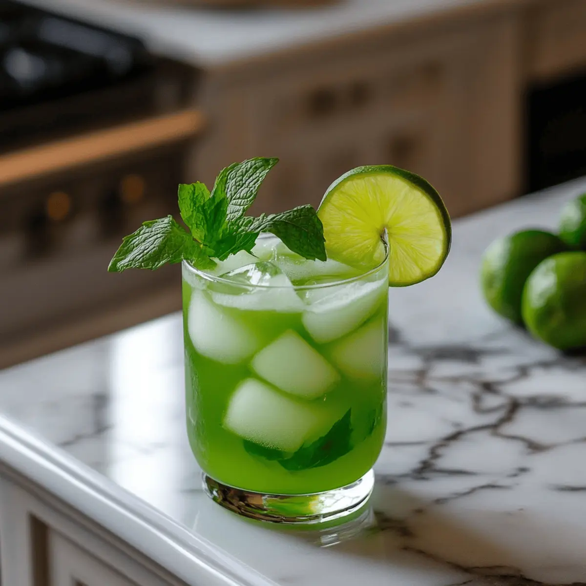 Goblin Green Punch Mocktail