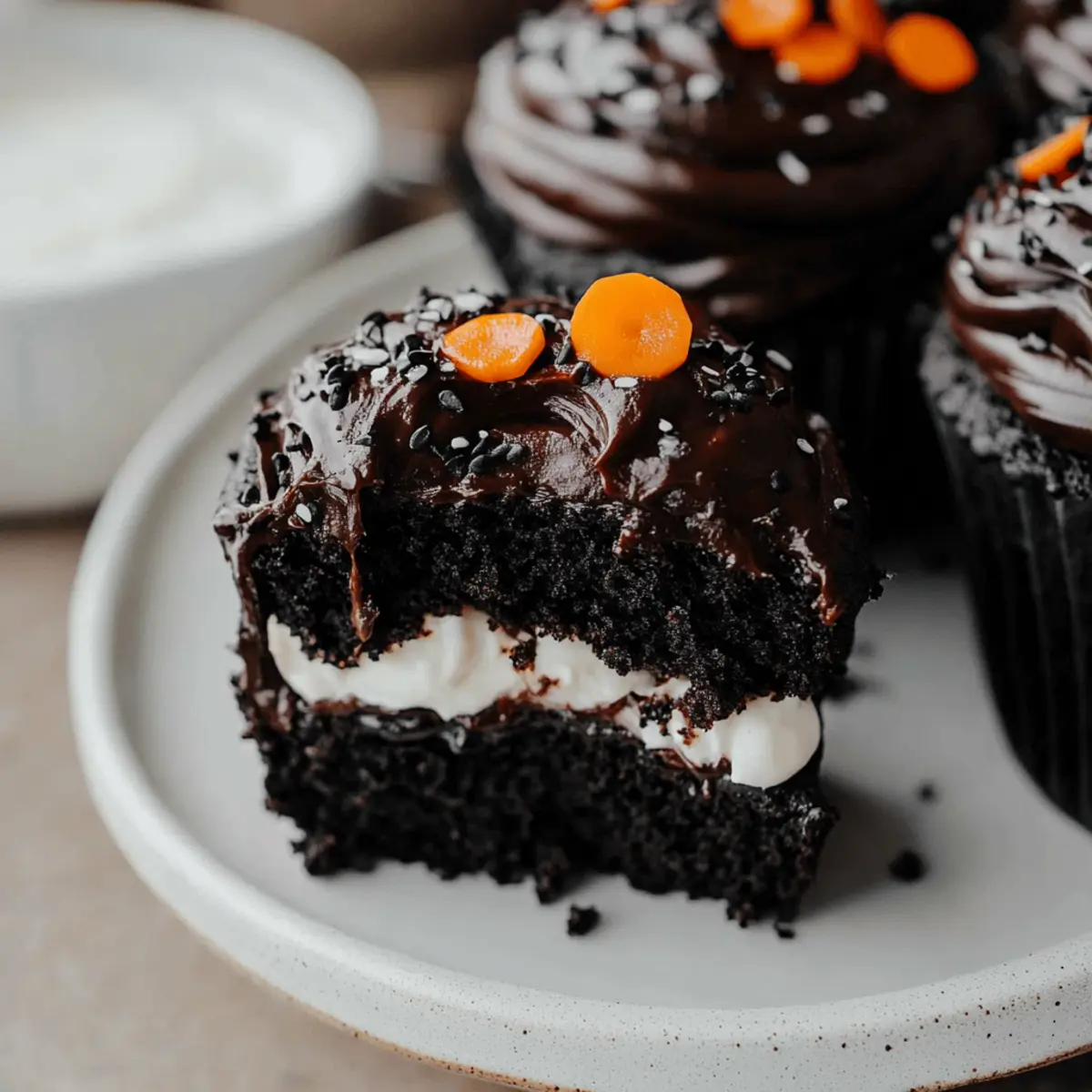 Black Velvet Cupcakes