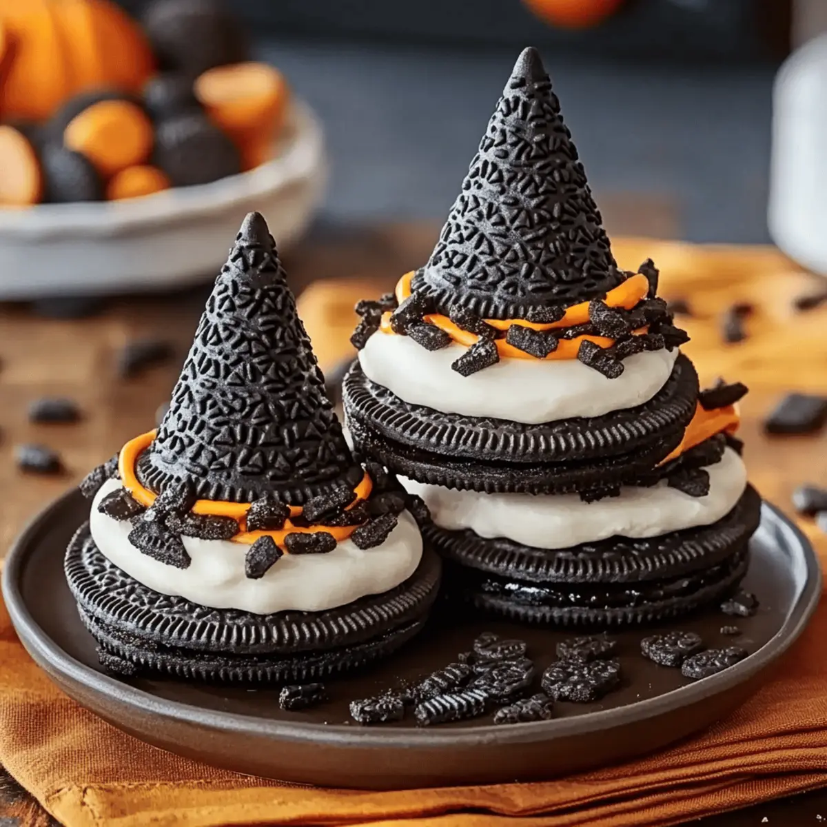 Oreo Witch Hat Cookies
