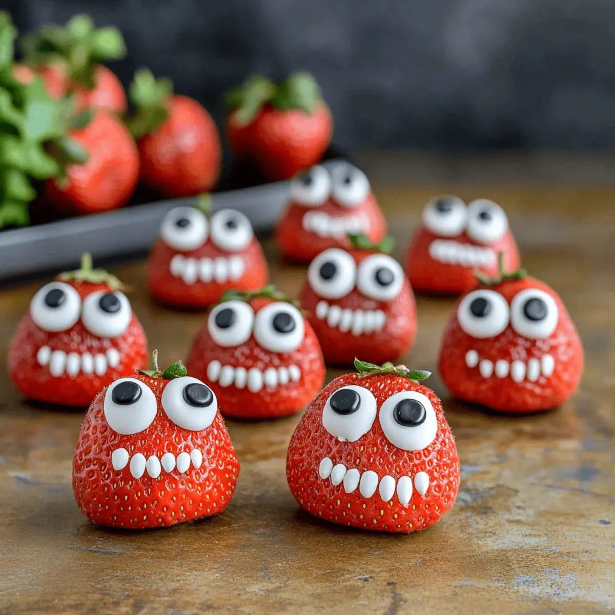 Strawberry Halloween Monsters