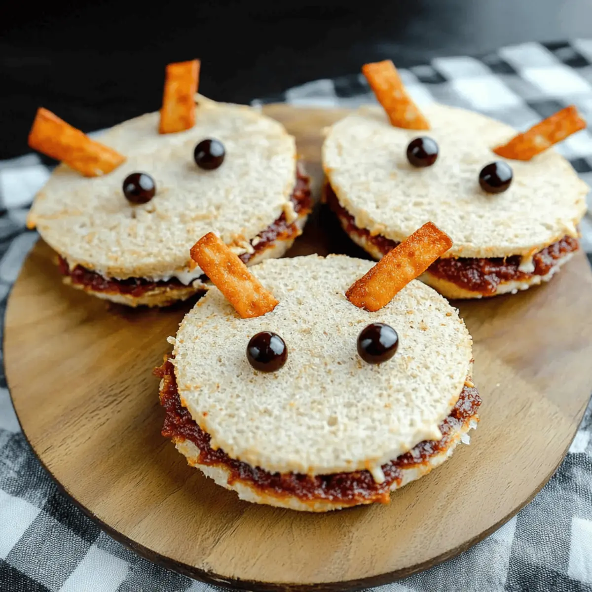 Spooky Spider Sandwiches