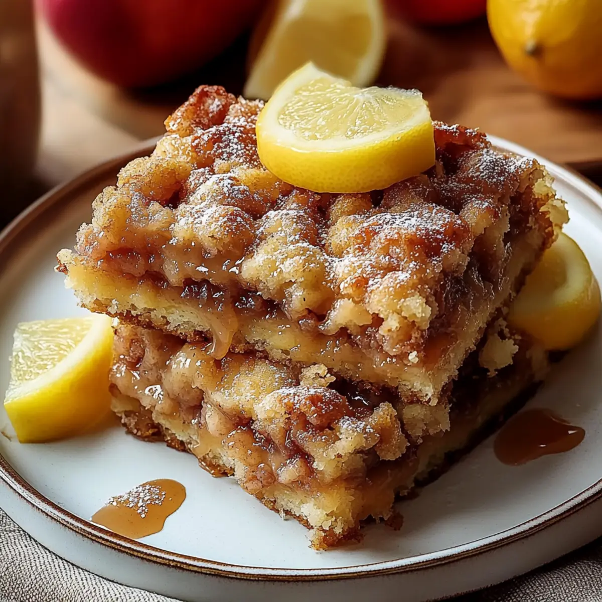 Apple Pie Bars
