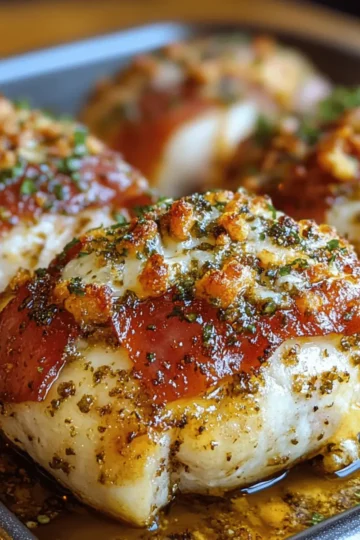 Bacon-Wrapped Garlic Parmesan Chicken