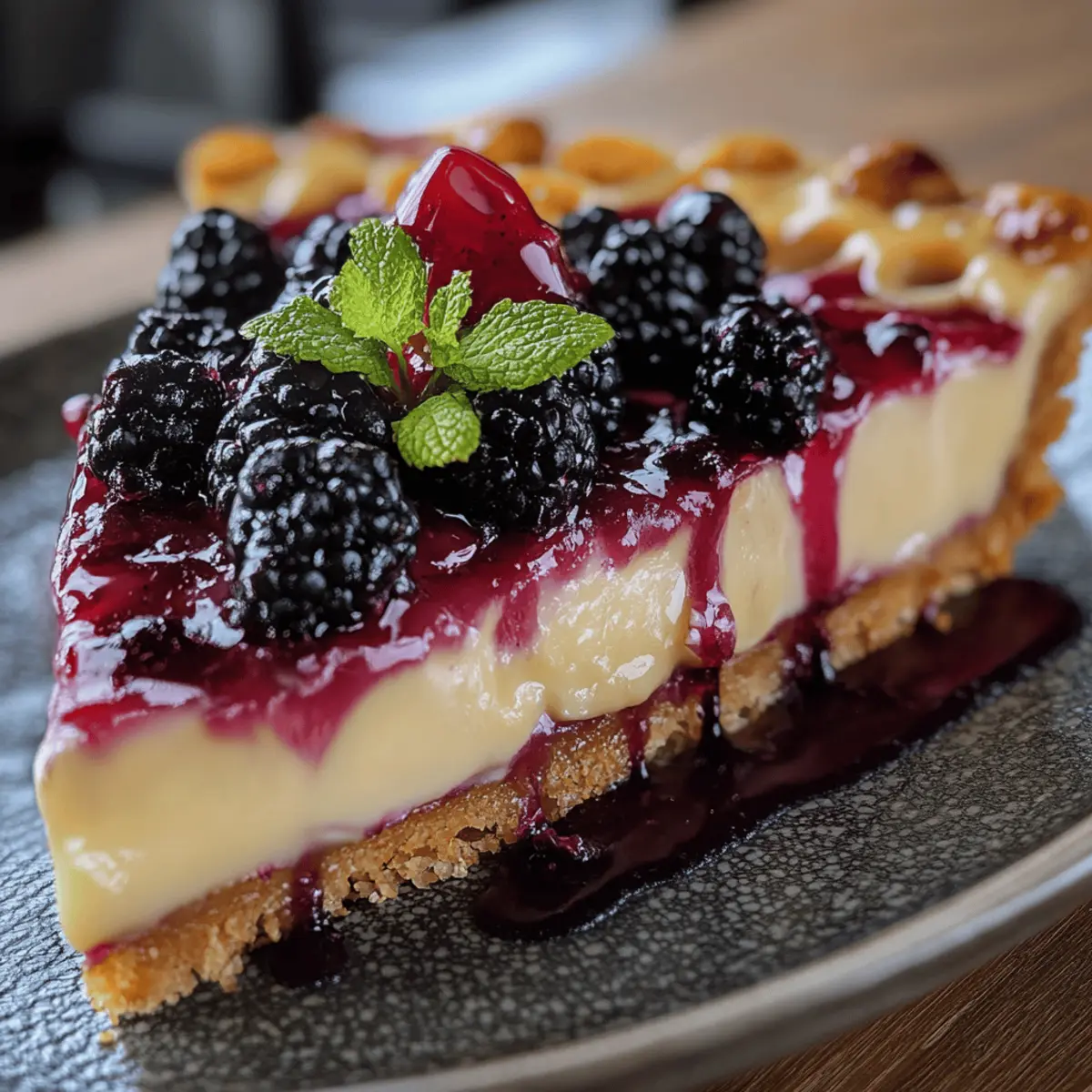 Blueberry Bliss Cheesecake