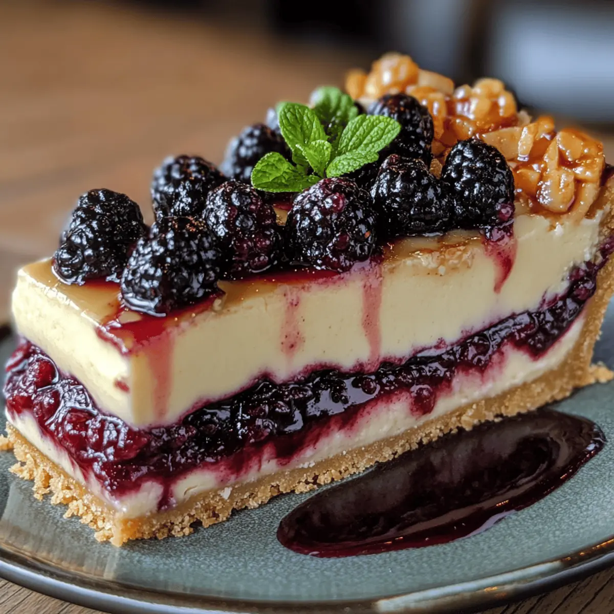 Blueberry Bliss Cheesecake
