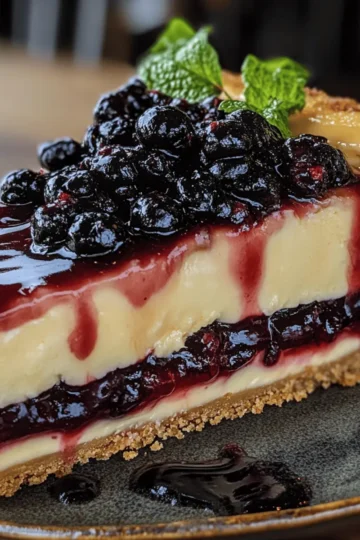Blueberry Bliss Cheesecake