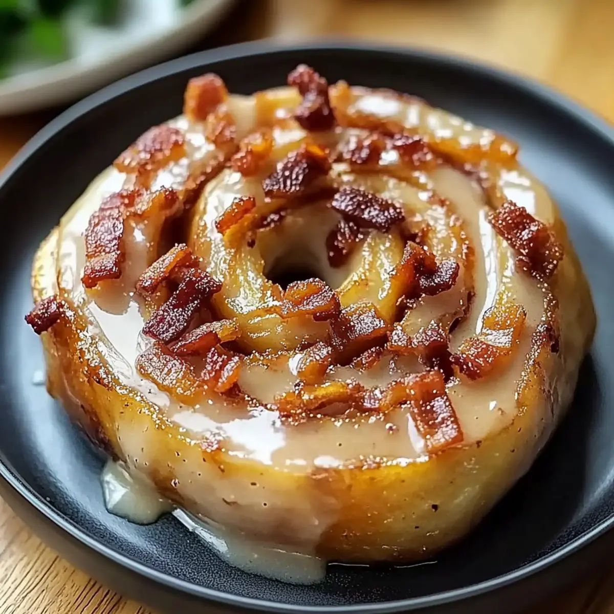Bourbon Maple Beef Bacon Cinnamon Rolls