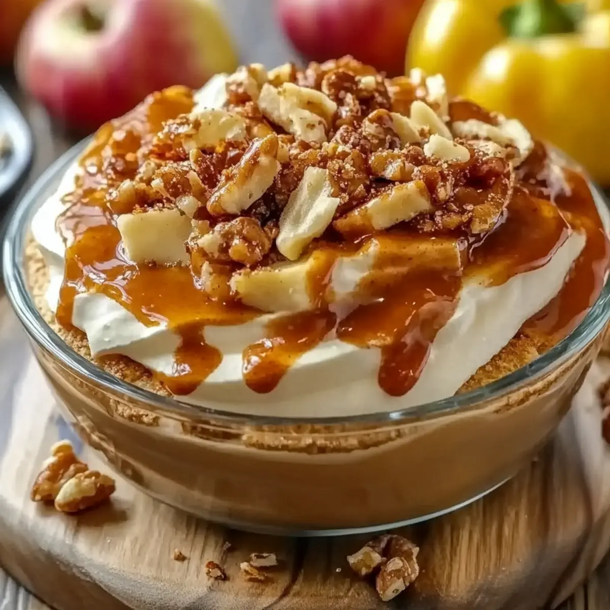 Caramel Apple Cheesecake Dip