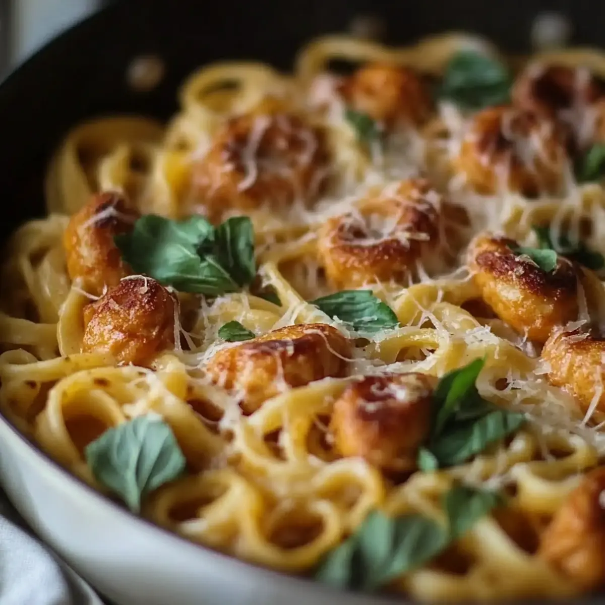 Chicken Apple Sausage One Pan Pasta