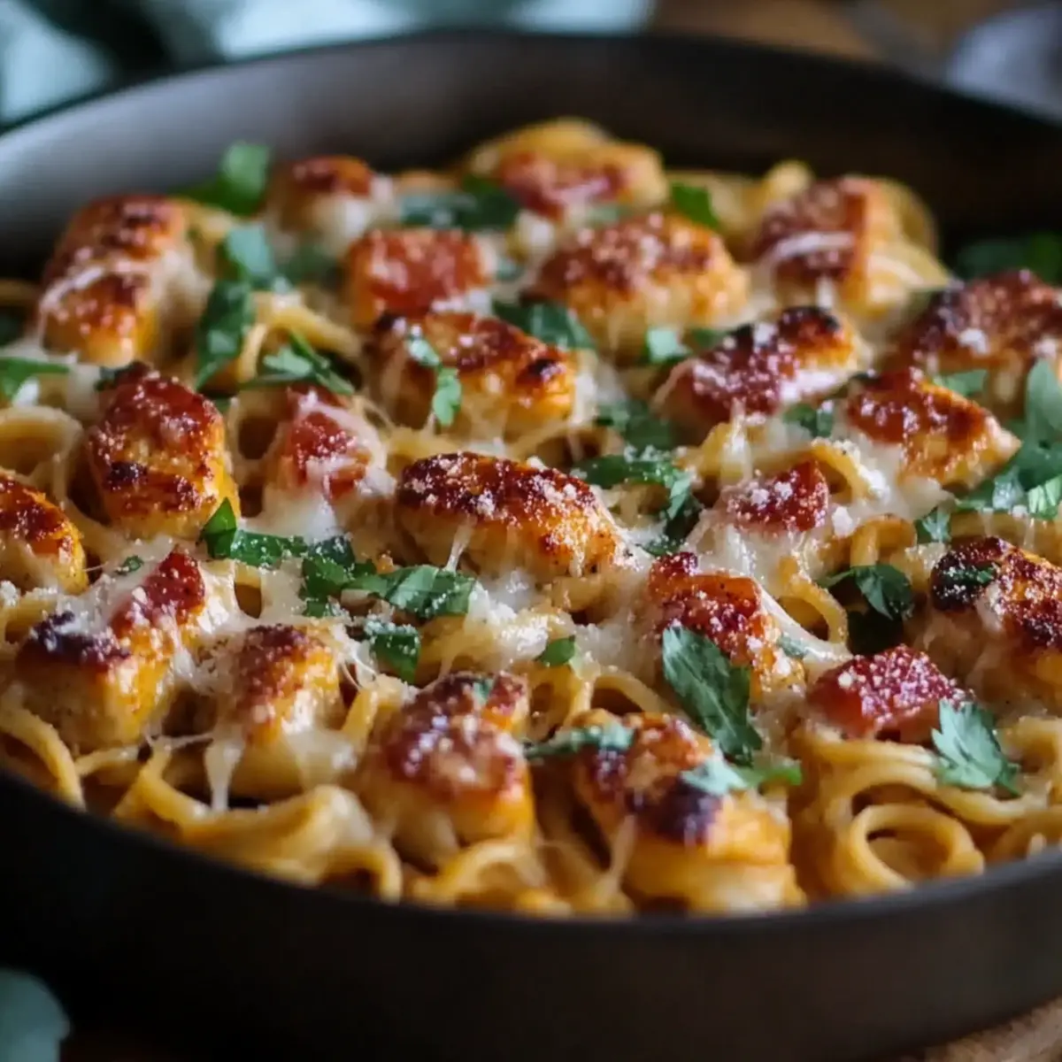 Chicken Apple Sausage One Pan Pasta