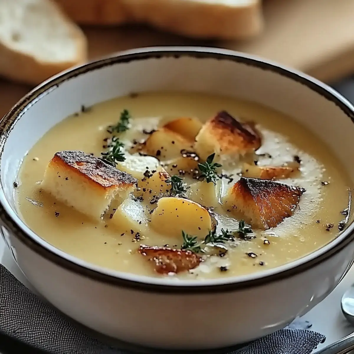 Country French Garlic Soup