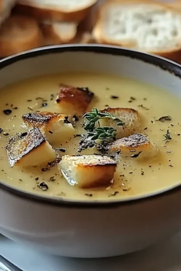 Country French Garlic Soup