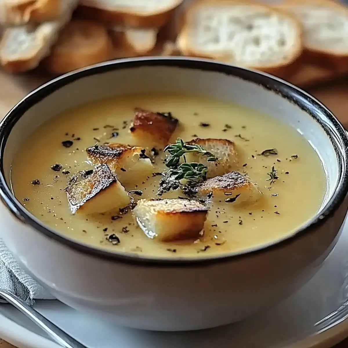 Country French Garlic Soup
