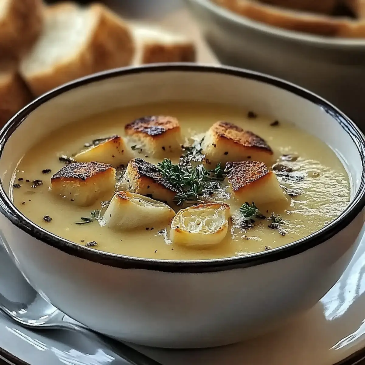 Country French Garlic Soup