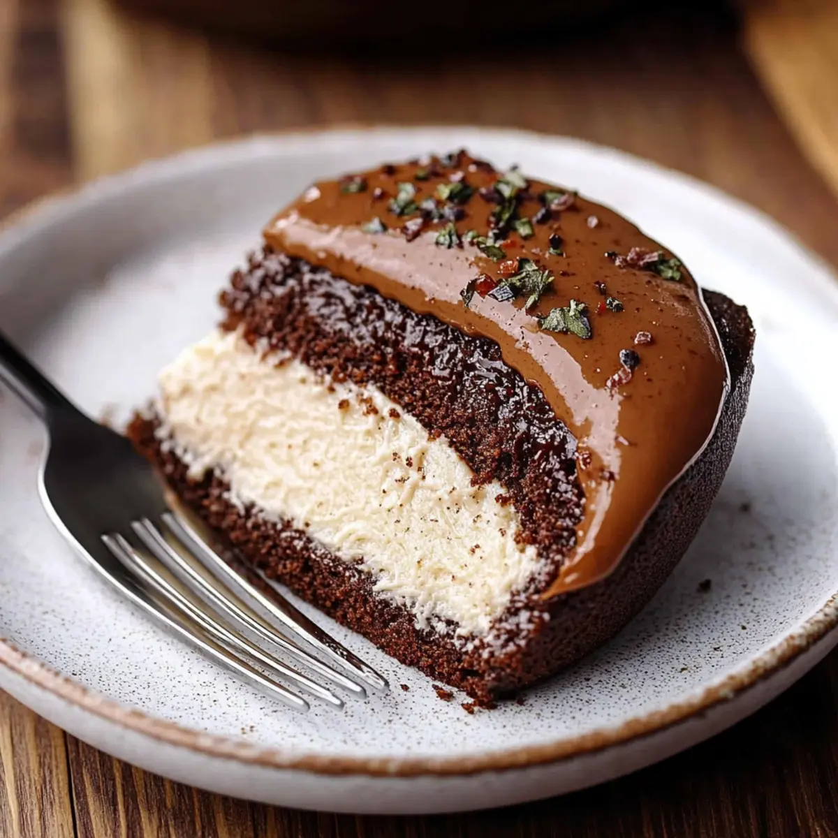 Dark Chocolate Mousse Cake