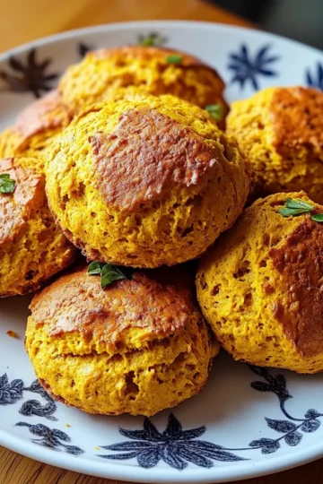 Fluffy Spiced Pumpkin Biscuits