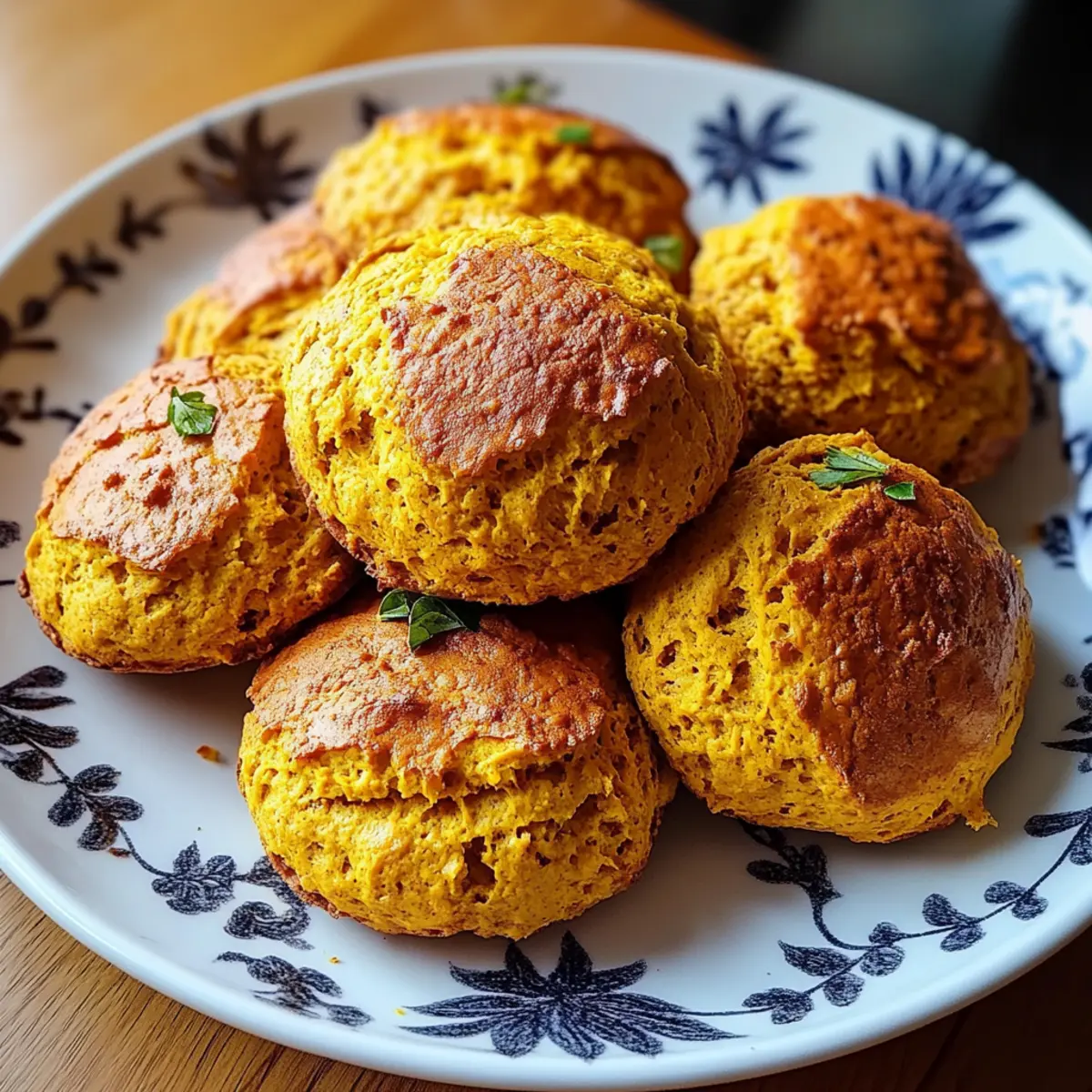 Fluffy Spiced Pumpkin Biscuits