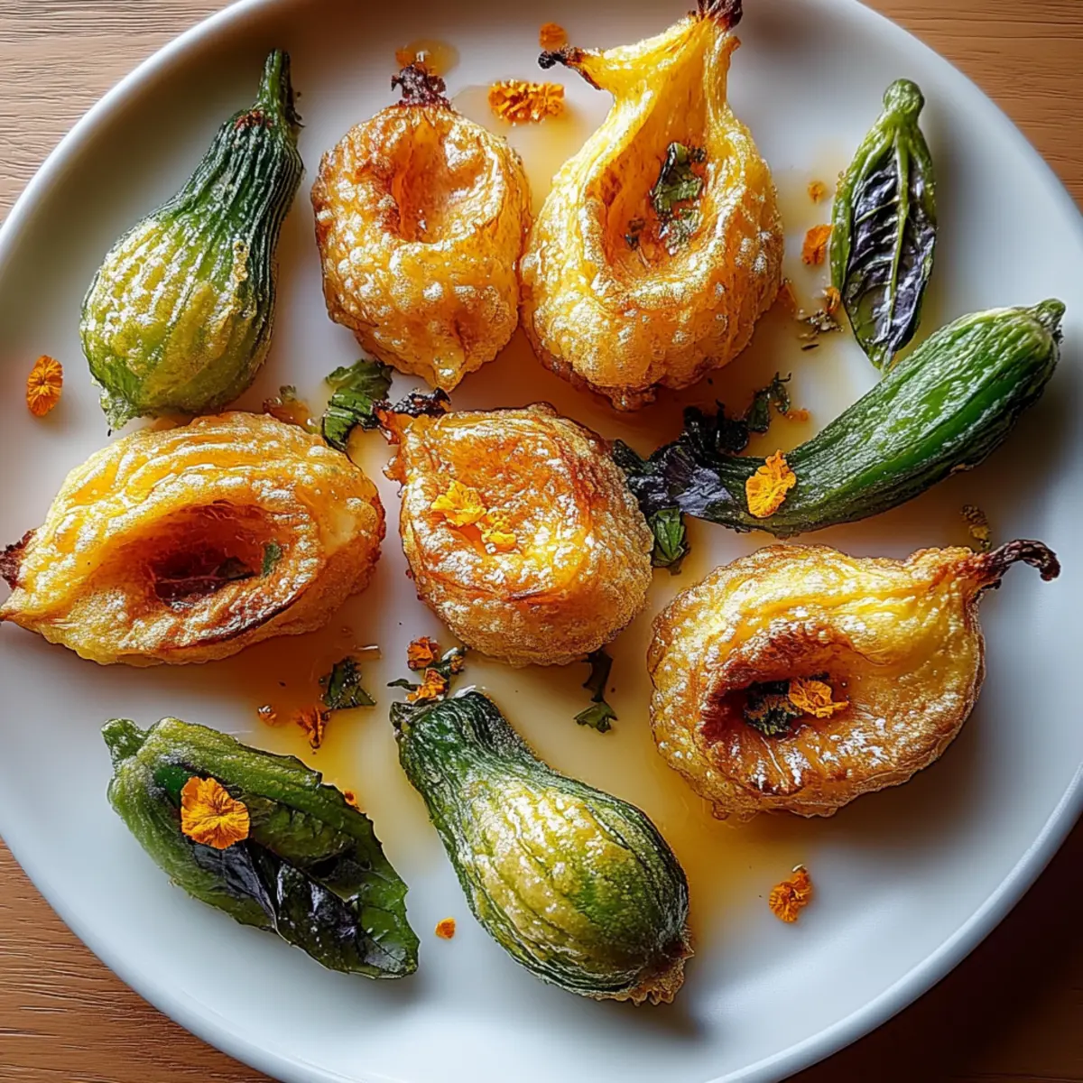 Healthy Pumpkin Blossoms