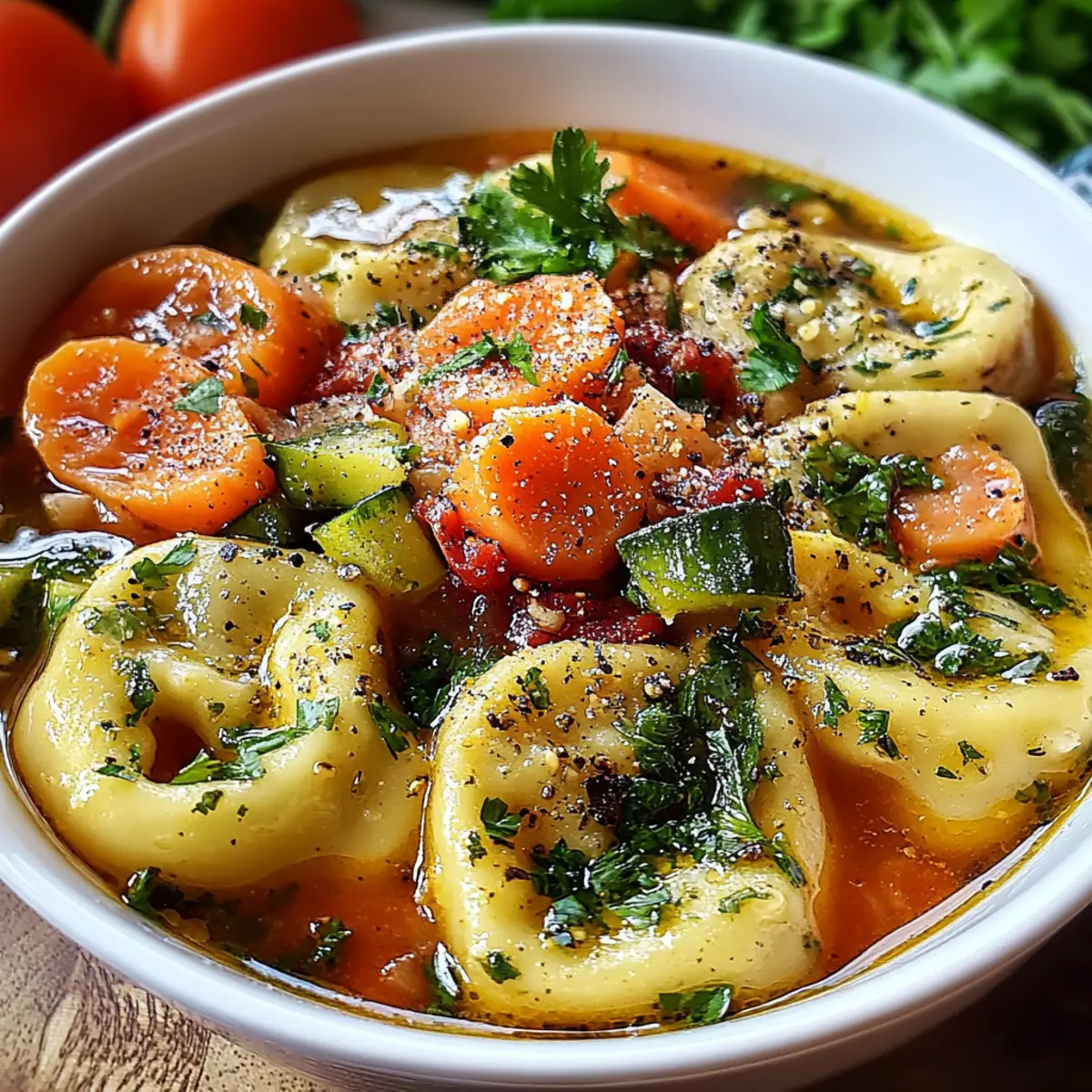 Healthy Tortellini Soup