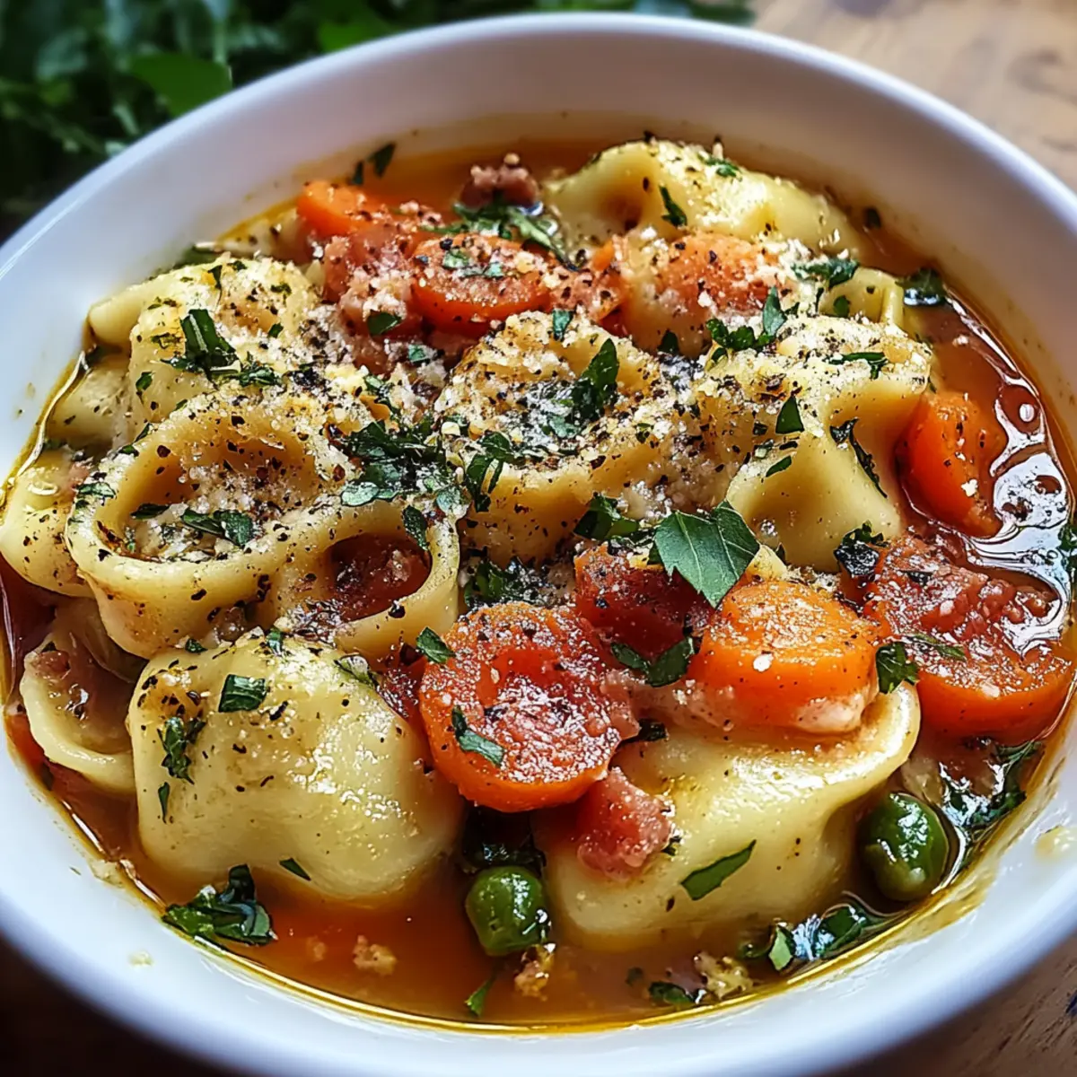 Healthy Tortellini Soup
