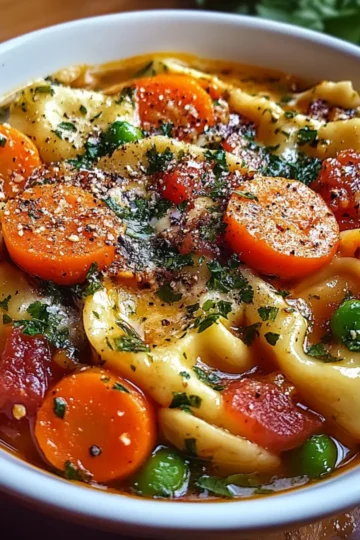 Healthy Tortellini Soup